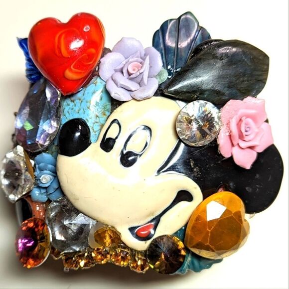 Wendy Gell Wristy Disney Mickey Mouse, Heart, Snow White, Swarovski jewels. - Picture 1 of 4